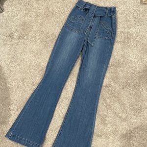 High Waisted Flare Jeans